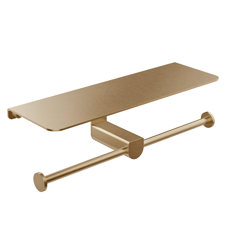 Gessi Paper Roll Holder 59450 in Warm Bronze Br. Pvd