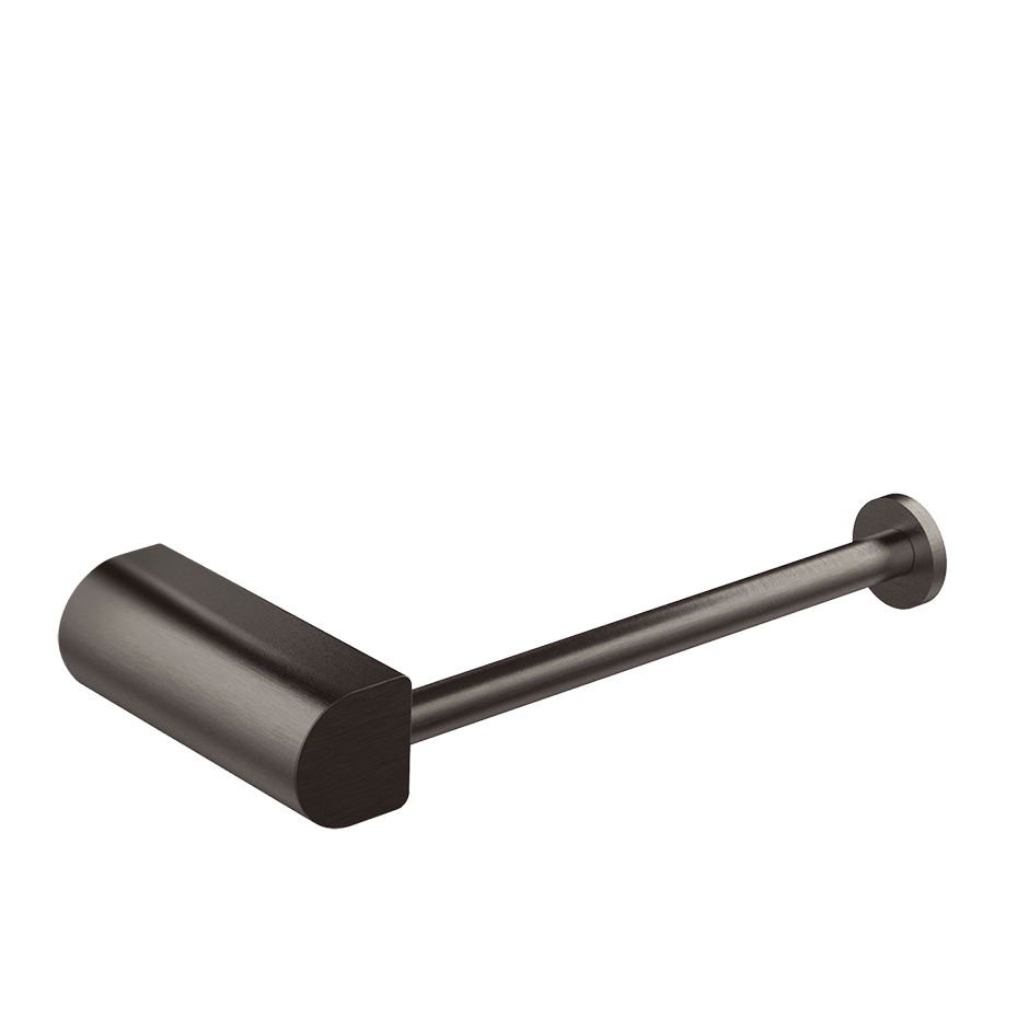 Gessi Paper Roll Holder 59455 in Black Metal Br. Pvd