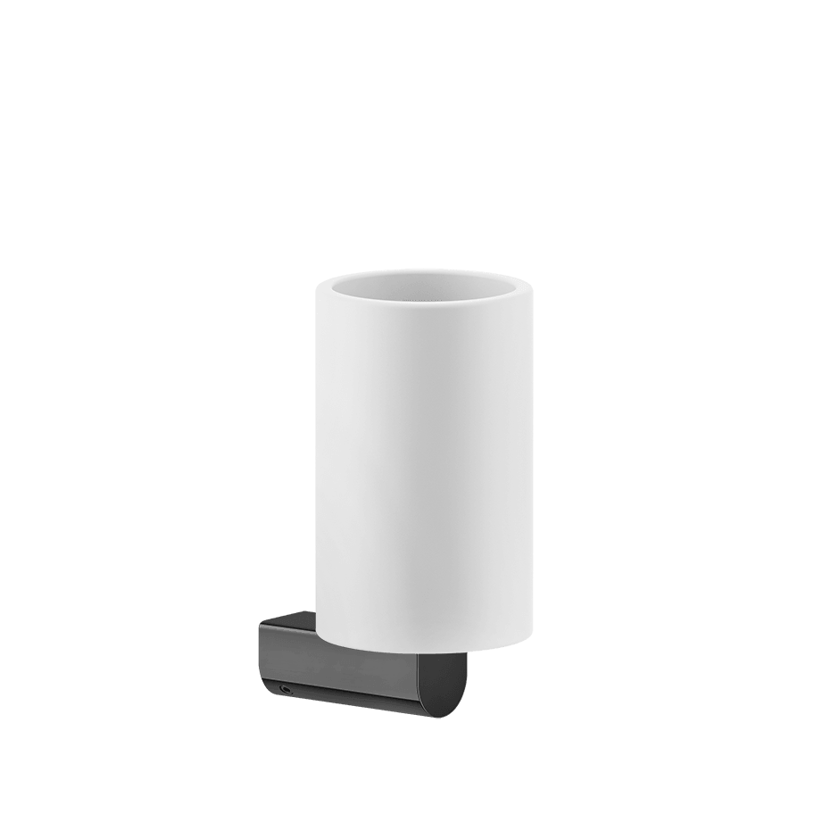 Gessi Tumbler Holder 59507 in Black Metal Pvd