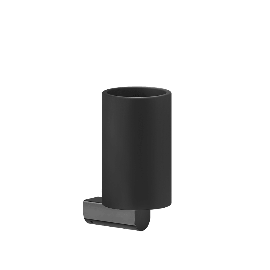 Gessi Tumbler Holder 59508 in Black Metal Pvd