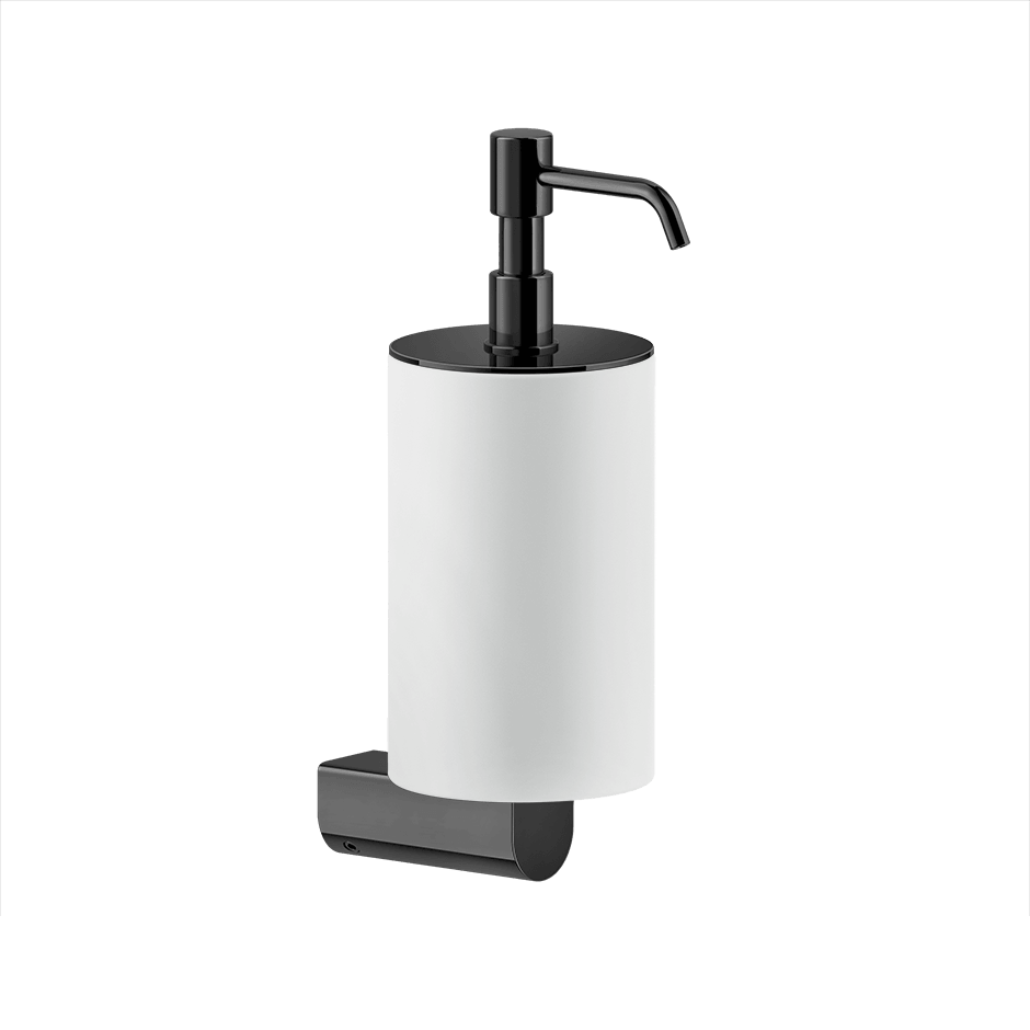 Gessi Soap Dispenser Holder 59513 in Black Metal Pvd