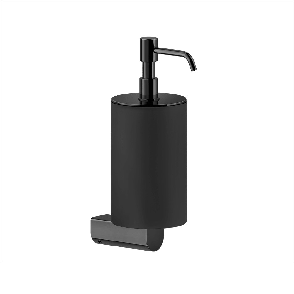 Gessi Soap Dispenser Holder 59514 in Black Metal Pvd