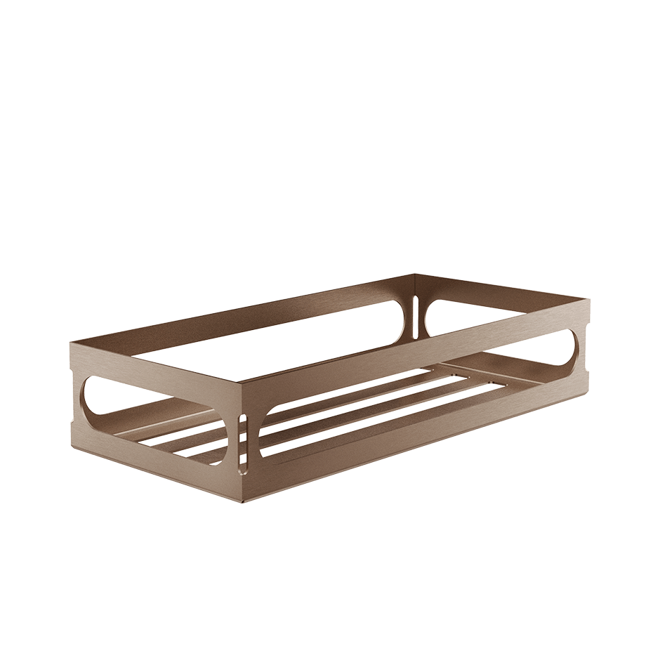 Gessi Shelf 59549 in Copper Brushed Pvd