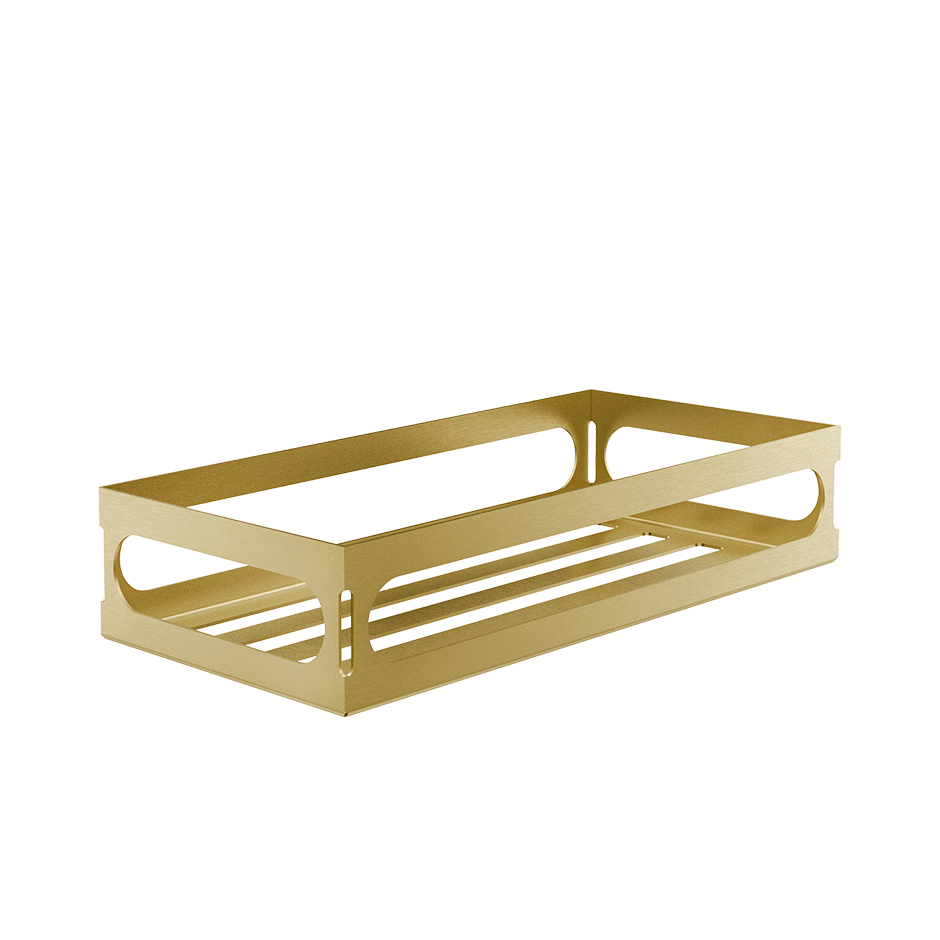 Gessi Shelf 59549 in Gold Brushed Pvd