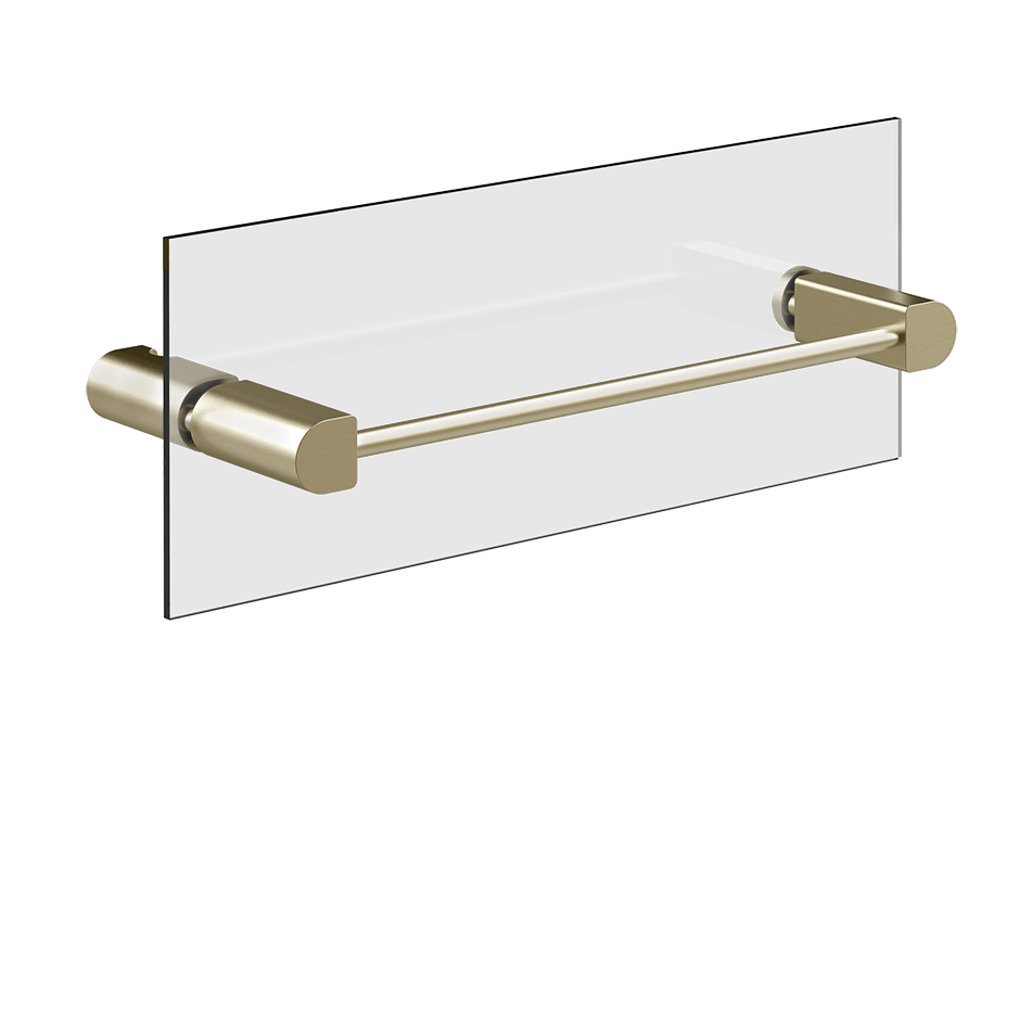 Gessi Towel Rail 59562 in Brass Brushed Pvd