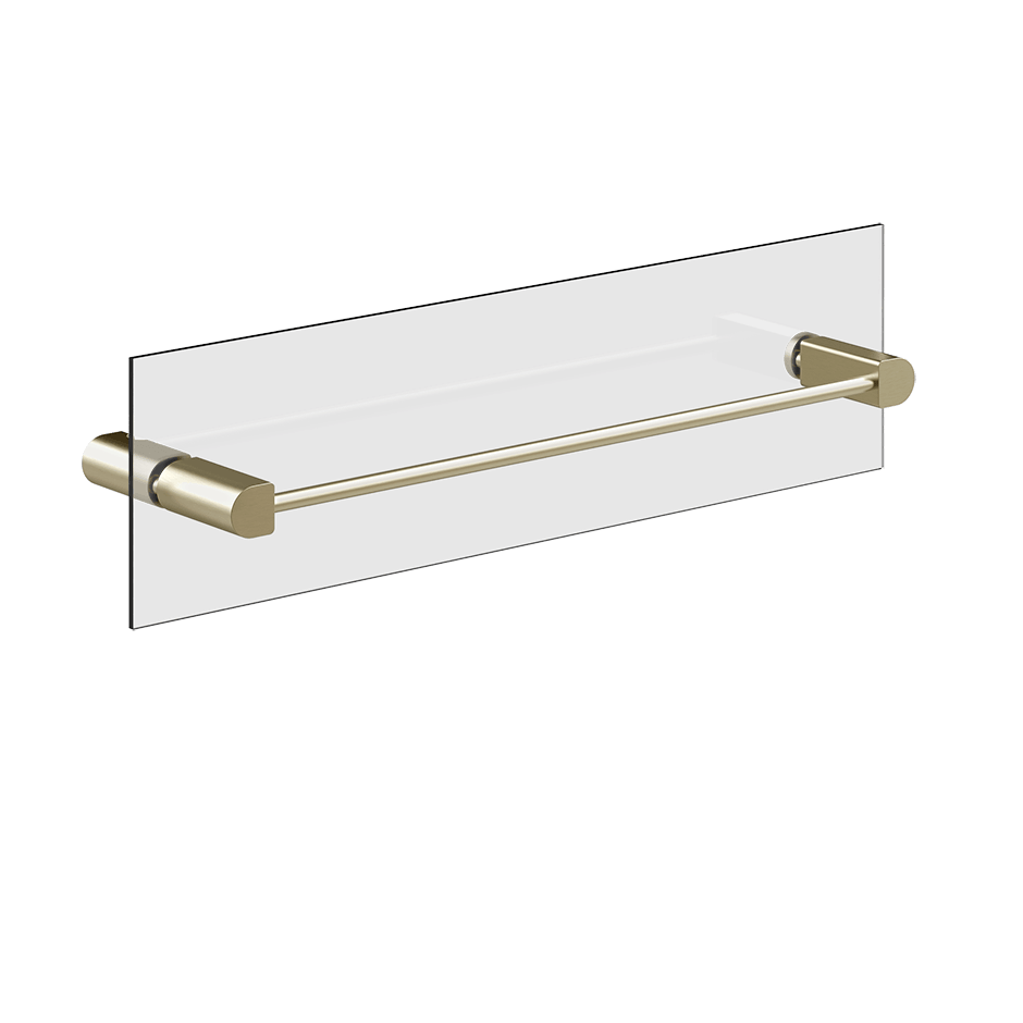 Gessi Towel Rail 59564 in Brass Brushed Pvd