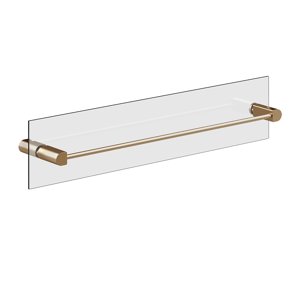 Gessi Towel Rail 59566 in Warm Bronze Br. Pvd