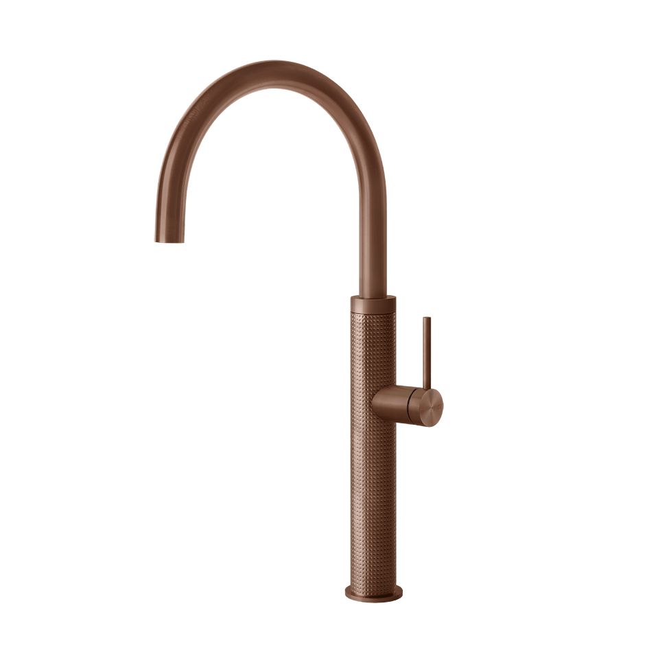 Gessi Sink Mixer 60020 in Copper Brushed Pvd