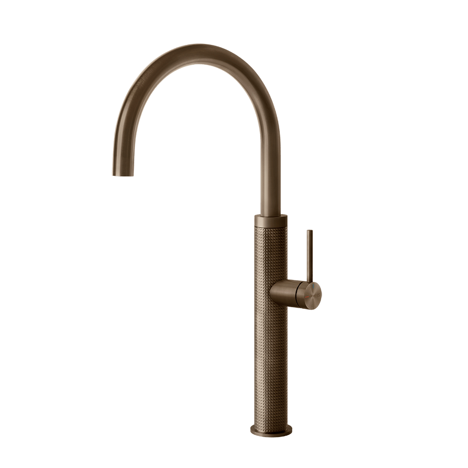 Gessi Sink Mixer 60020 in Coffee Bronze Brushed Pvd