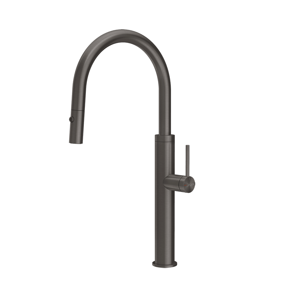 Gessi Sink Mixer 60022 in Black Metal Br. Pvd