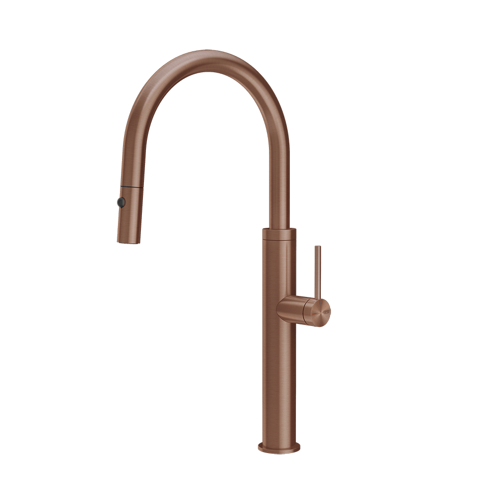 Gessi Sink Mixer 60022 in Copper Brushed Pvd