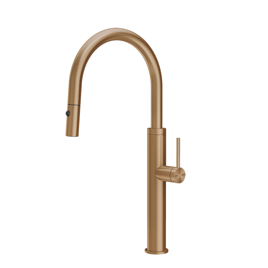 Gessi Sink Mixer 60022 in Warm Bronze Br. Pvd