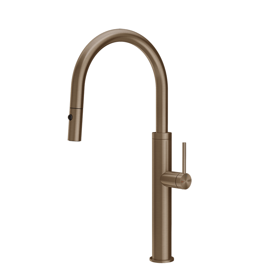 Gessi Sink Mixer 60022 in Coffee Bronze Brushed Pvd