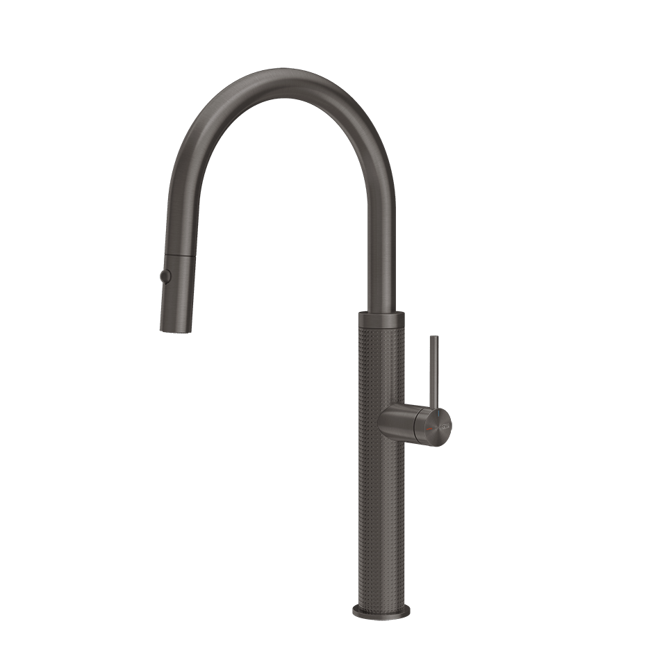 Gessi Sink Mixer 60026 in Black Metal Br. Pvd