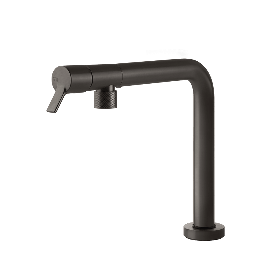 Gessi Sink Mixer 60071 in Black Metal Br. Pvd