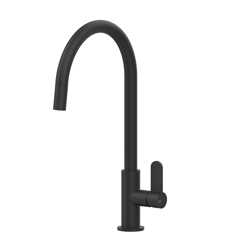 Gessi Sink Mixer 60077 in Matte Black