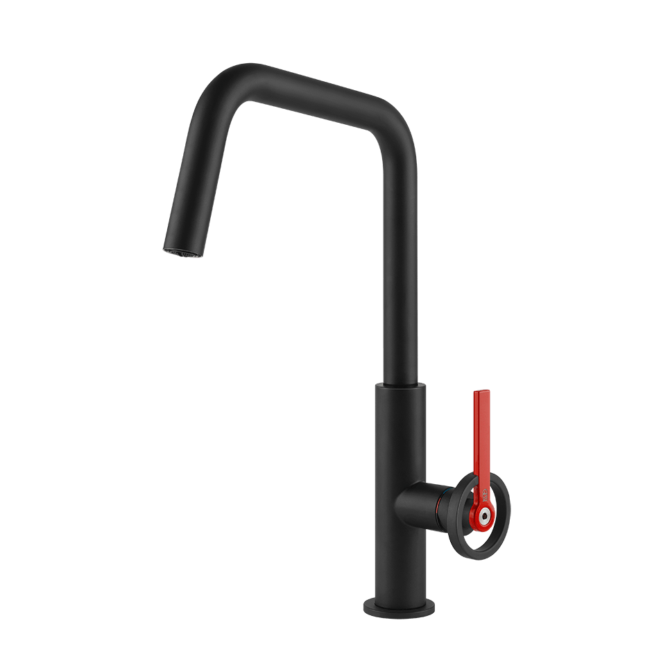 Gessi Sink Mixer 60201 in Matte Black