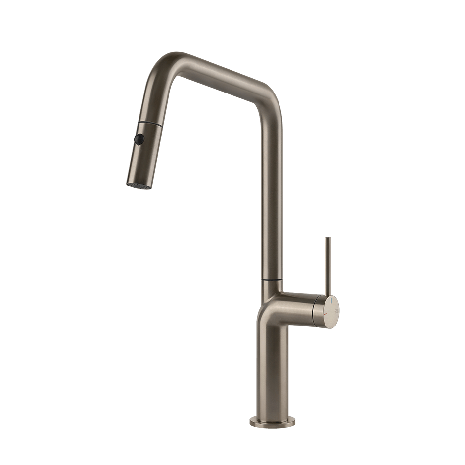 Gessi Sink Mixer 60307 in Finox Brushed Nickel