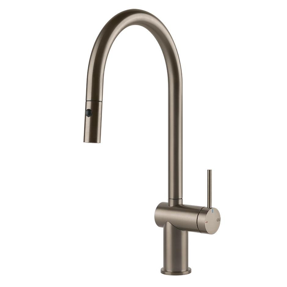 Gessi Sink Mixer 60413 in Finox Brushed Nickel