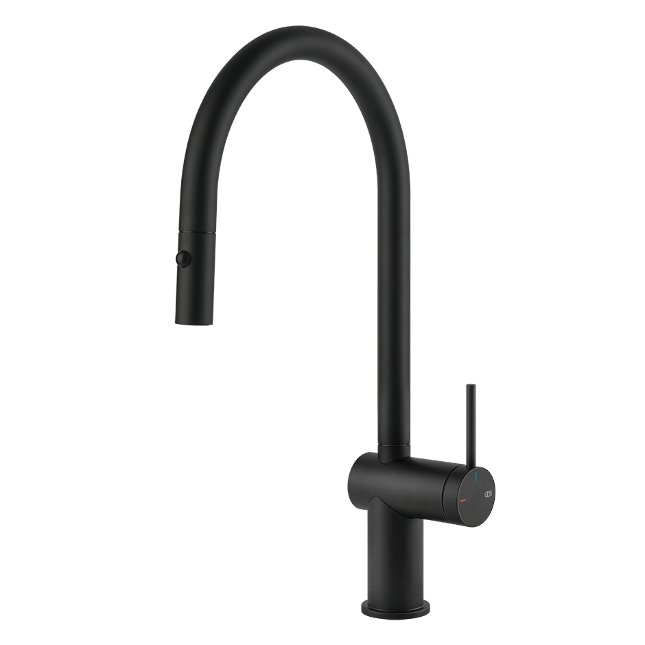 Gessi Sink Mixer 60413 in Matte Black
