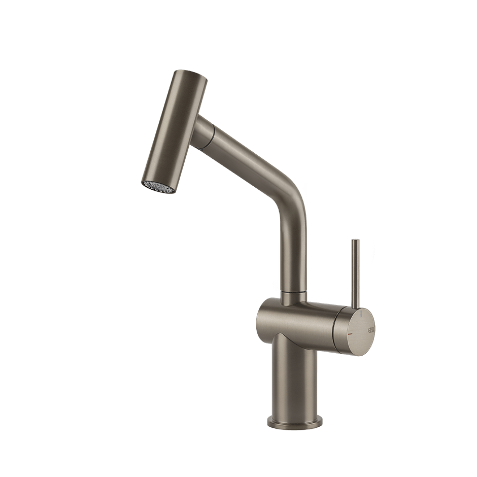 Gessi Sink Mixer 60425 in Finox Brushed Nickel