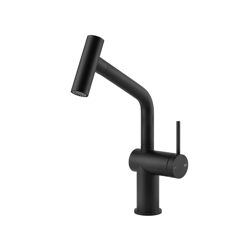 Gessi Sink Mixer 60425 in Matte Black