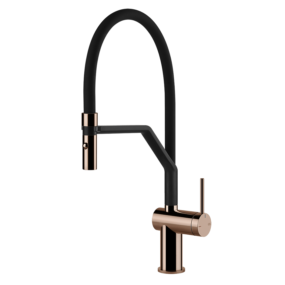 Gessi Sink Mixer 60429 in Copper Pvd
