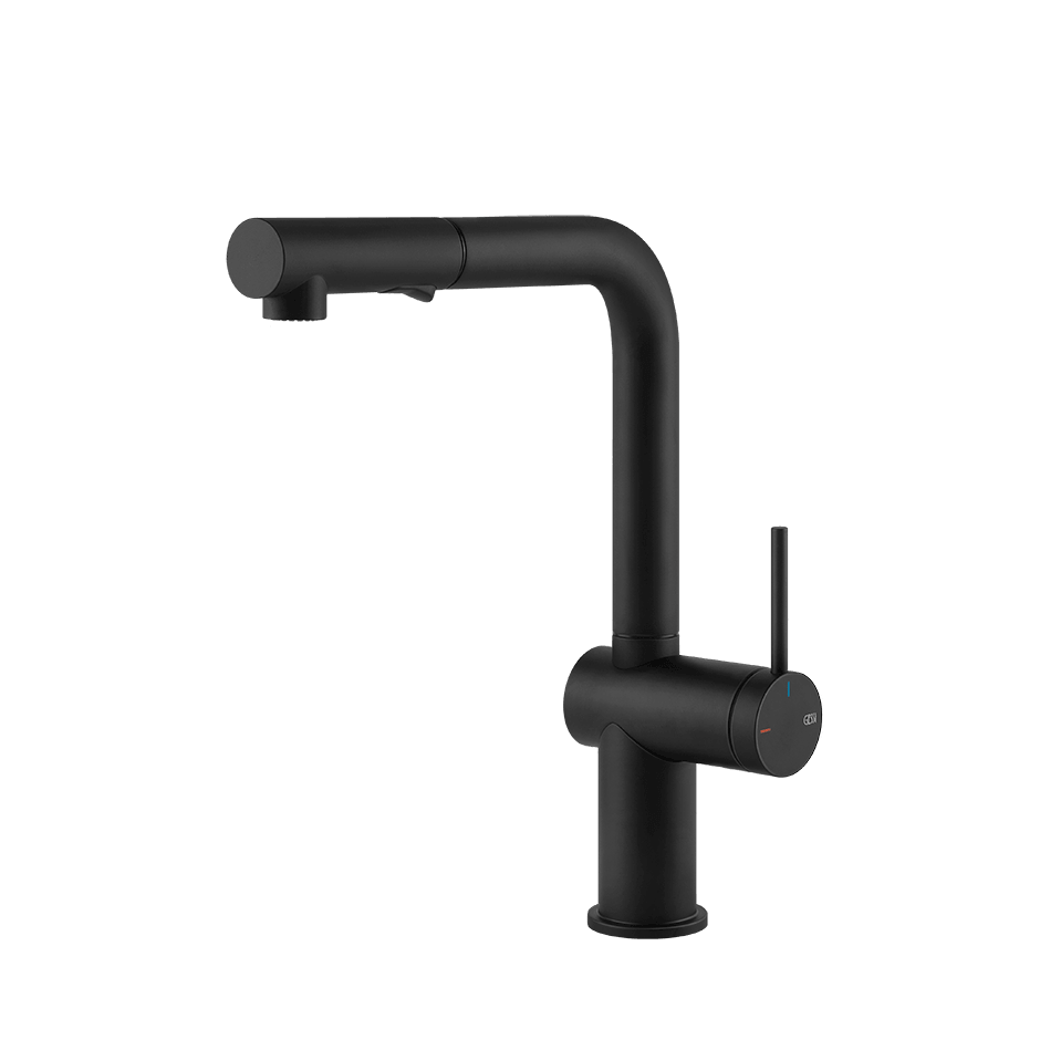 Gessi Sink Mixer 60435 in Matte Black