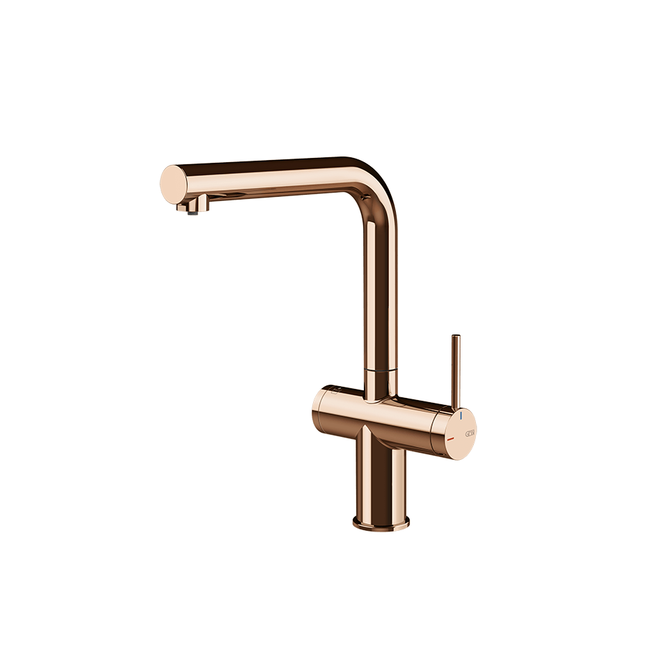 Gessi Sink Mixer 60571 in Copper Pvd