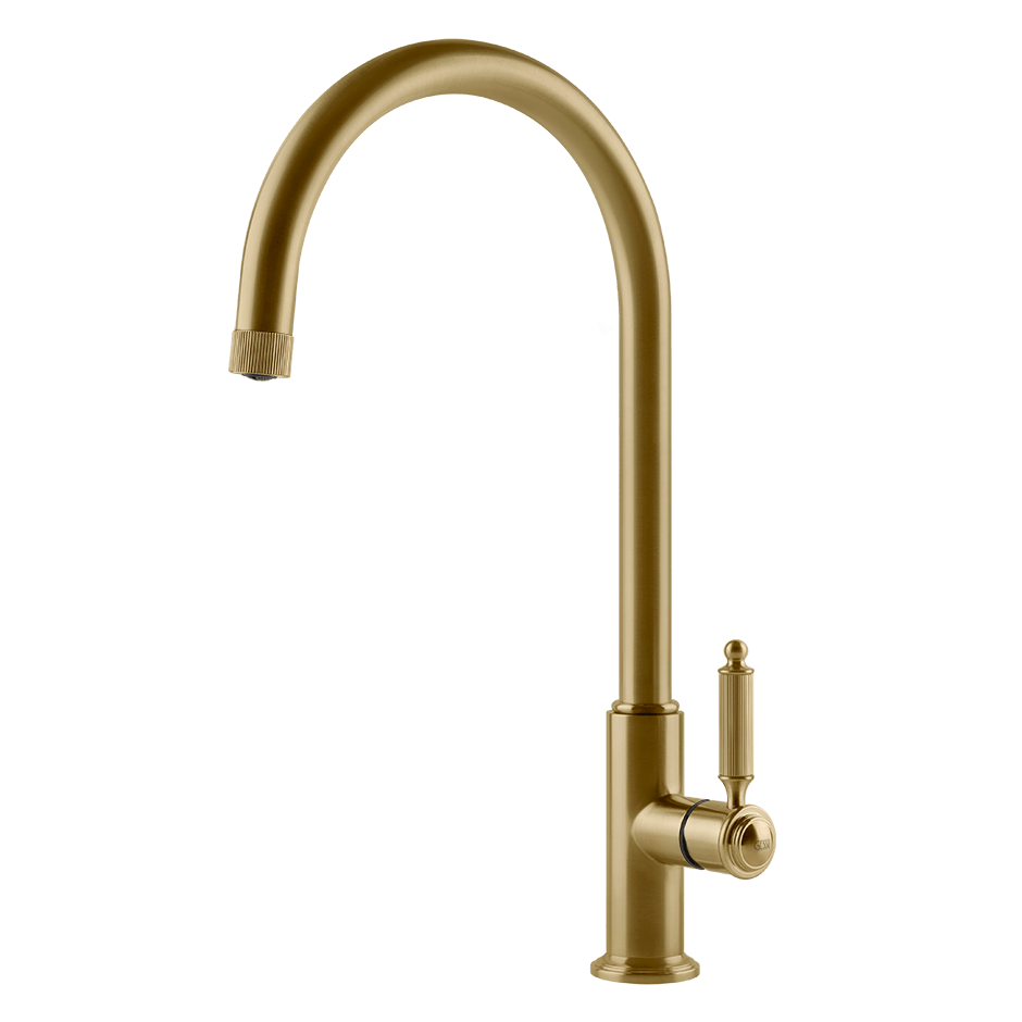 Gessi Sink Mixer 60620 in Gold Brushed Pvd