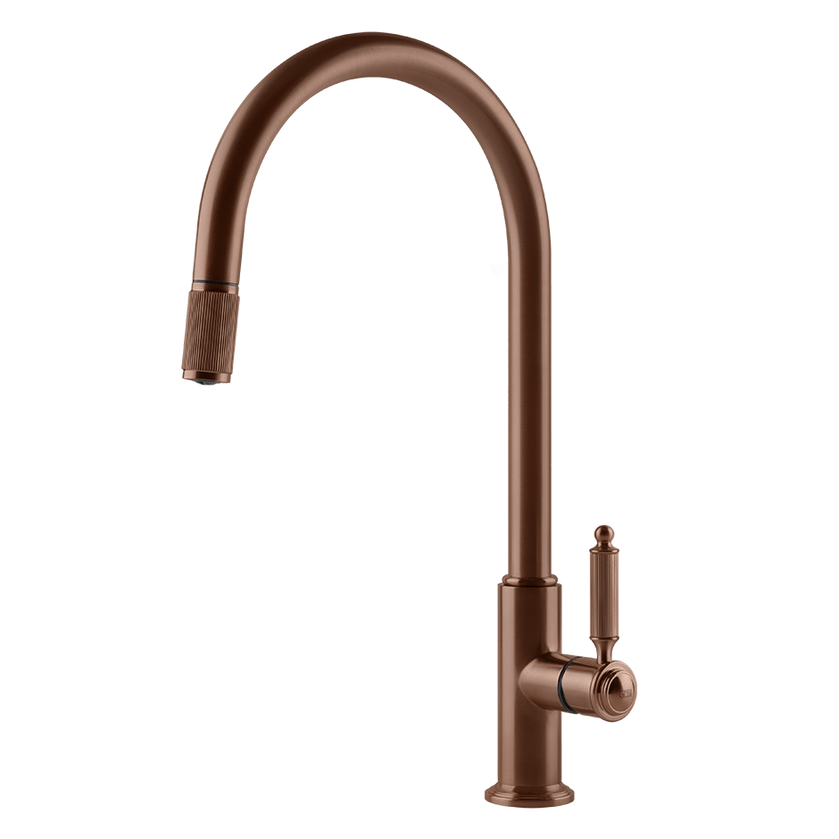 Gessi Sink Mixer 60622 in Copper Brushed Pvd