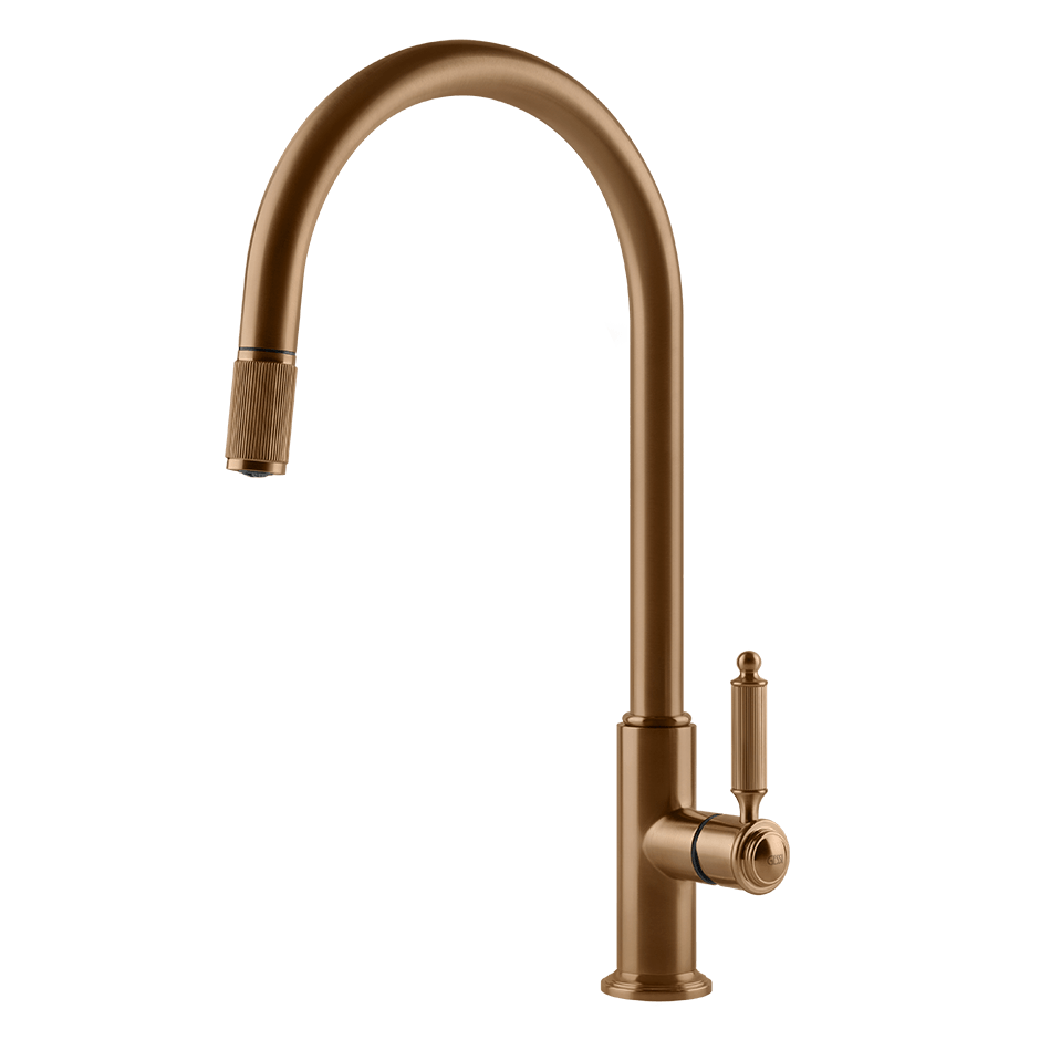 Gessi Sink Mixer 60622 in Warm Bronze Br. Pvd