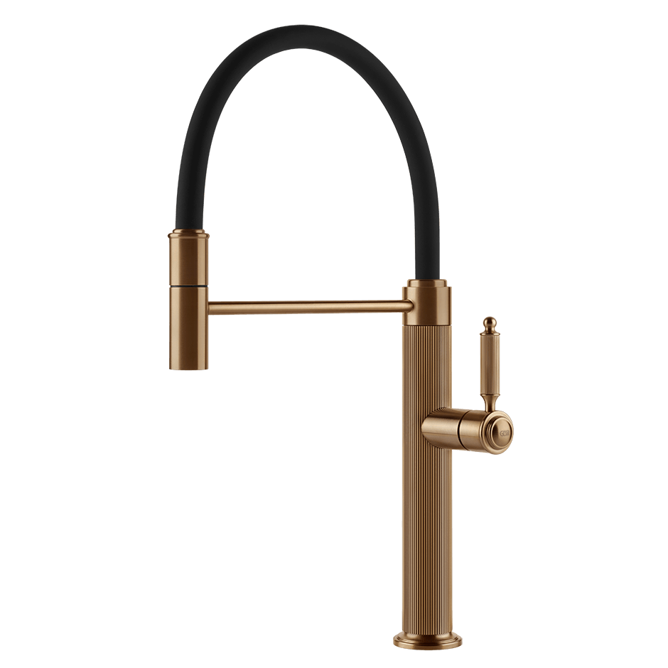 Gessi Sink Mixer 60634 in Warm Bronze Br. Pvd
