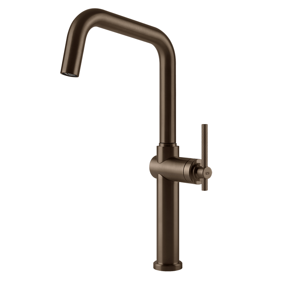 Gessi Sink Mixer 60650 in Coffee Bronze Brushed Pvd