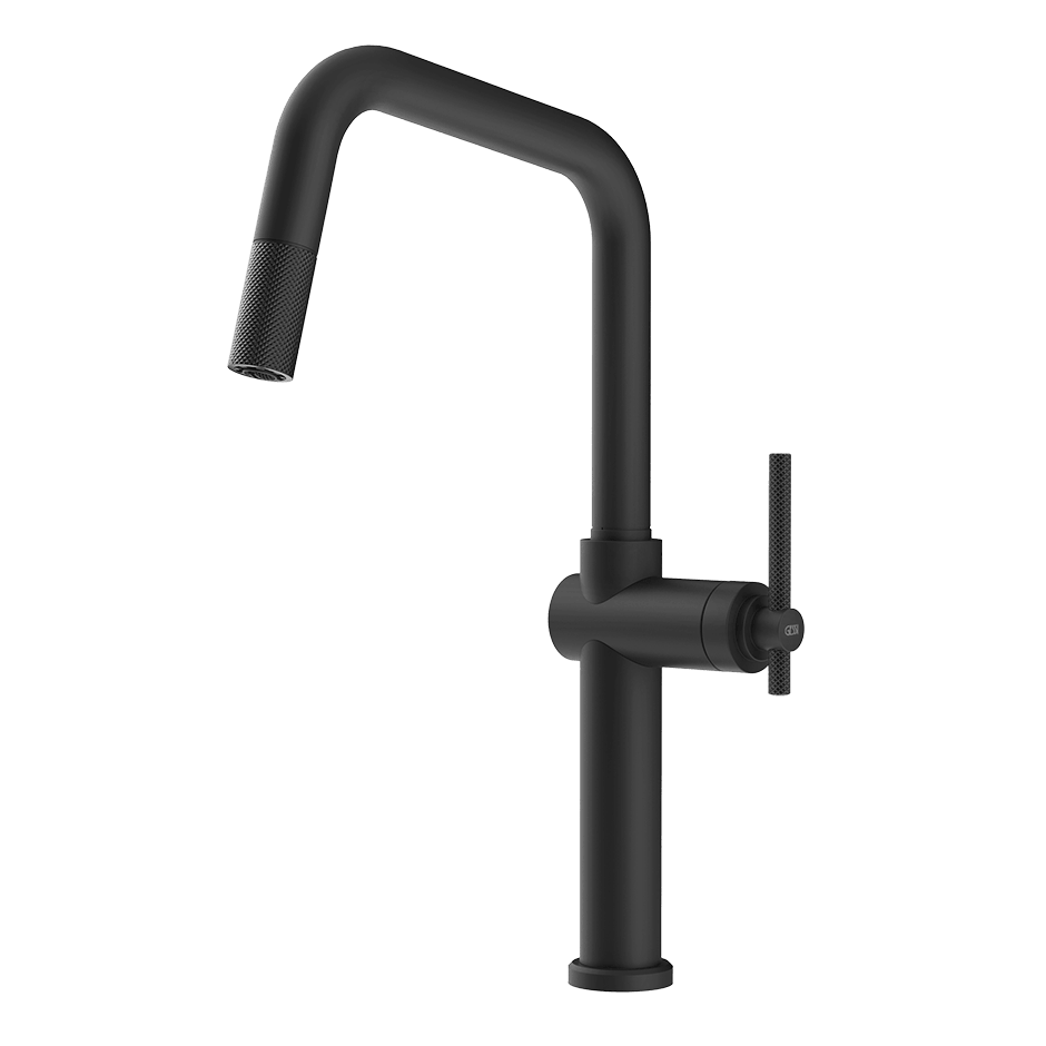 Gessi Sink Mixer 60652 in Matte Black