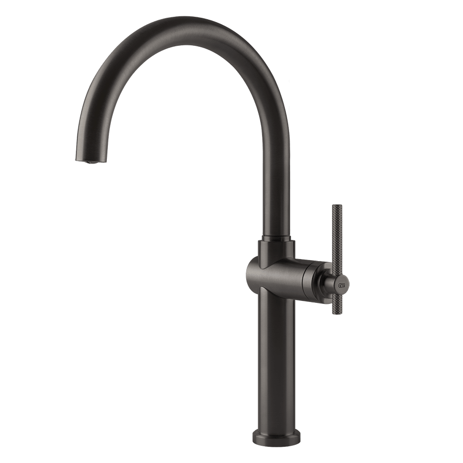 Gessi Sink Mixer 60670 in Black Metal Br. Pvd