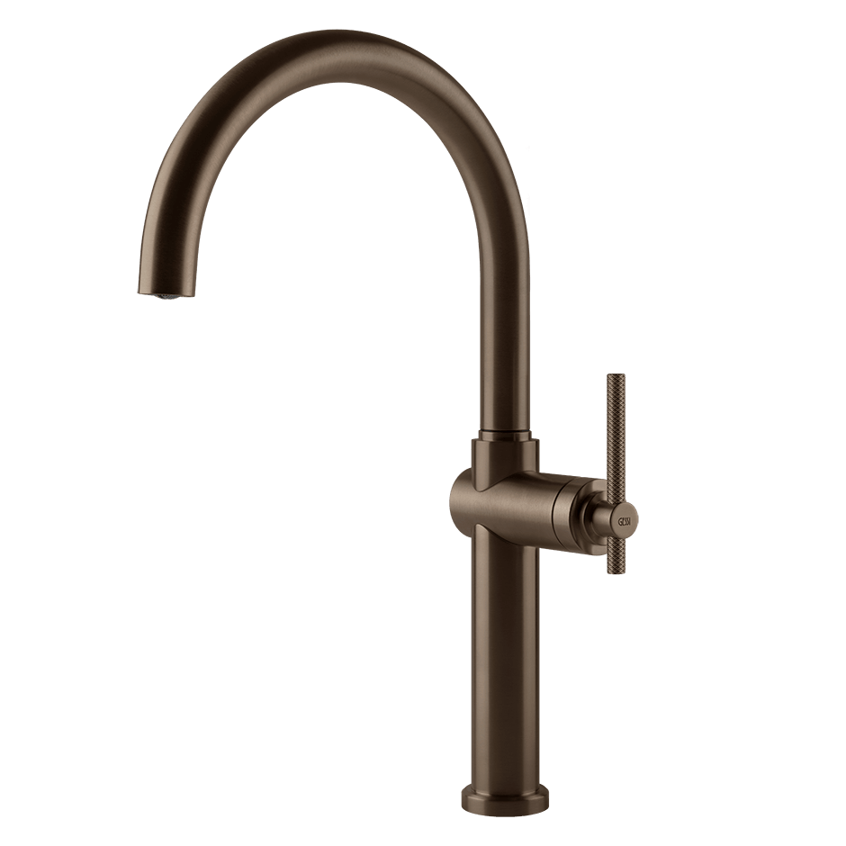 Gessi Sink Mixer 60670 in Coffee Bronze Brushed Pvd