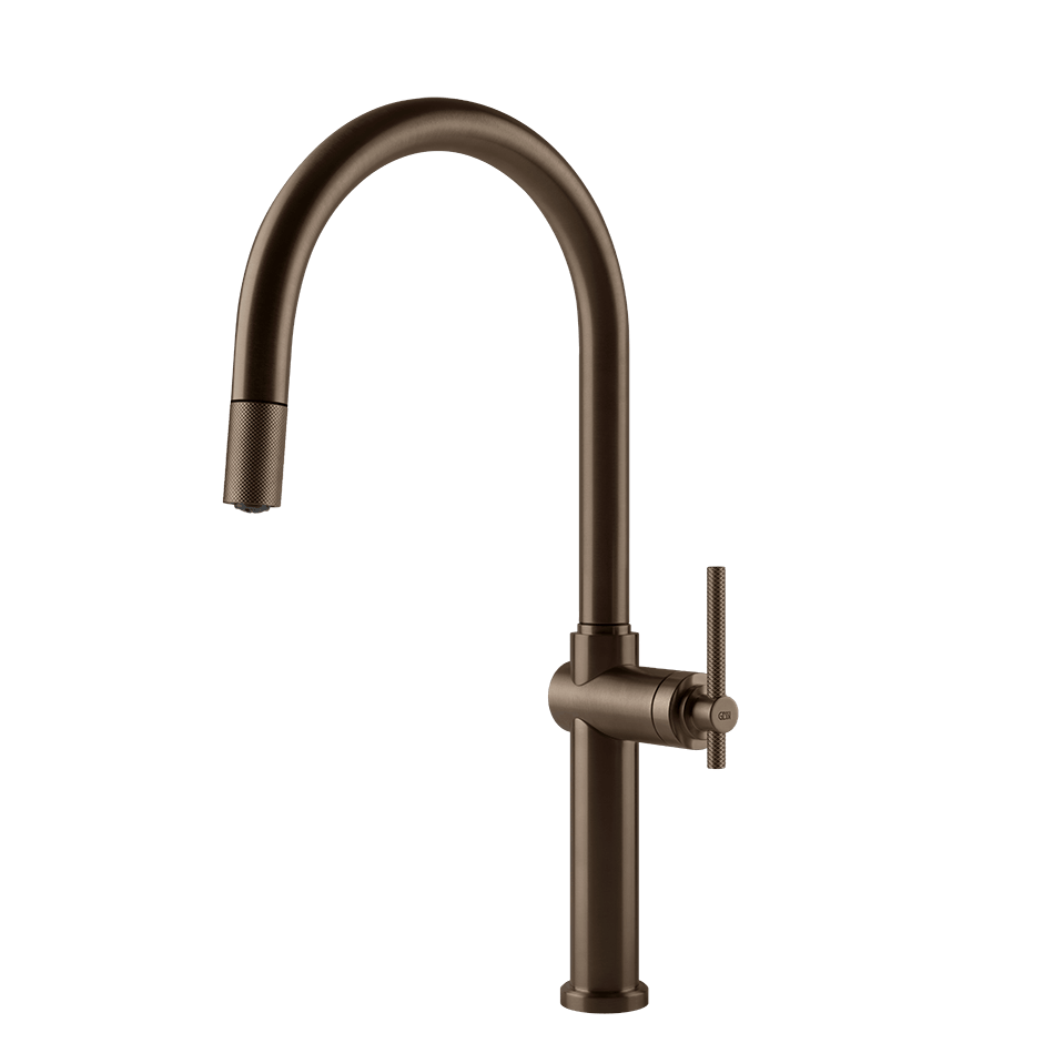 Gessi Sink Mixer 60672 in Coffee Bronze Brushed Pvd