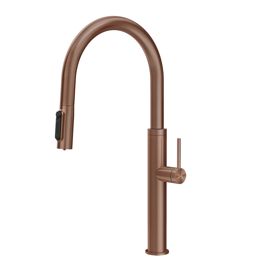 Gessi Sink Mixer 60822 in Copper Brushed Pvd