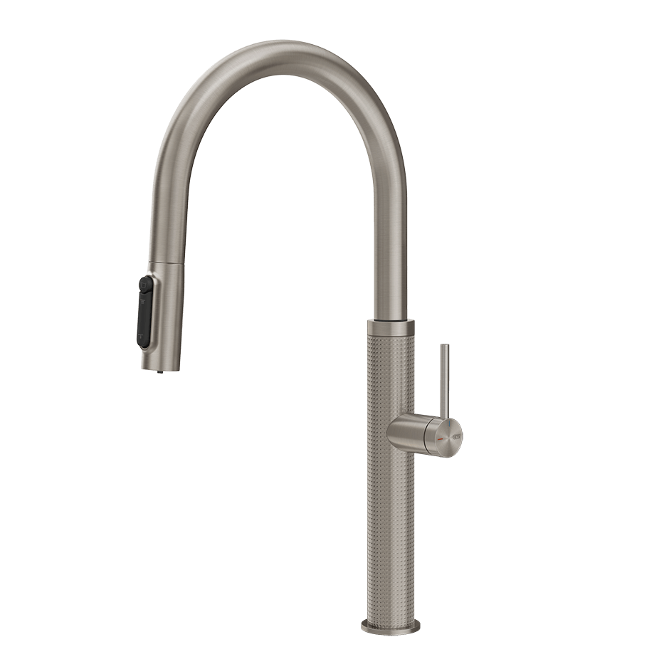 Gessi Sink Mixer 60826 in Steel Brushed