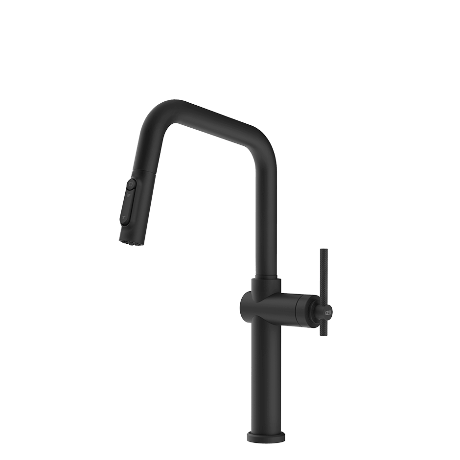 Gessi Sink Mixer 60852 in Matte Black
