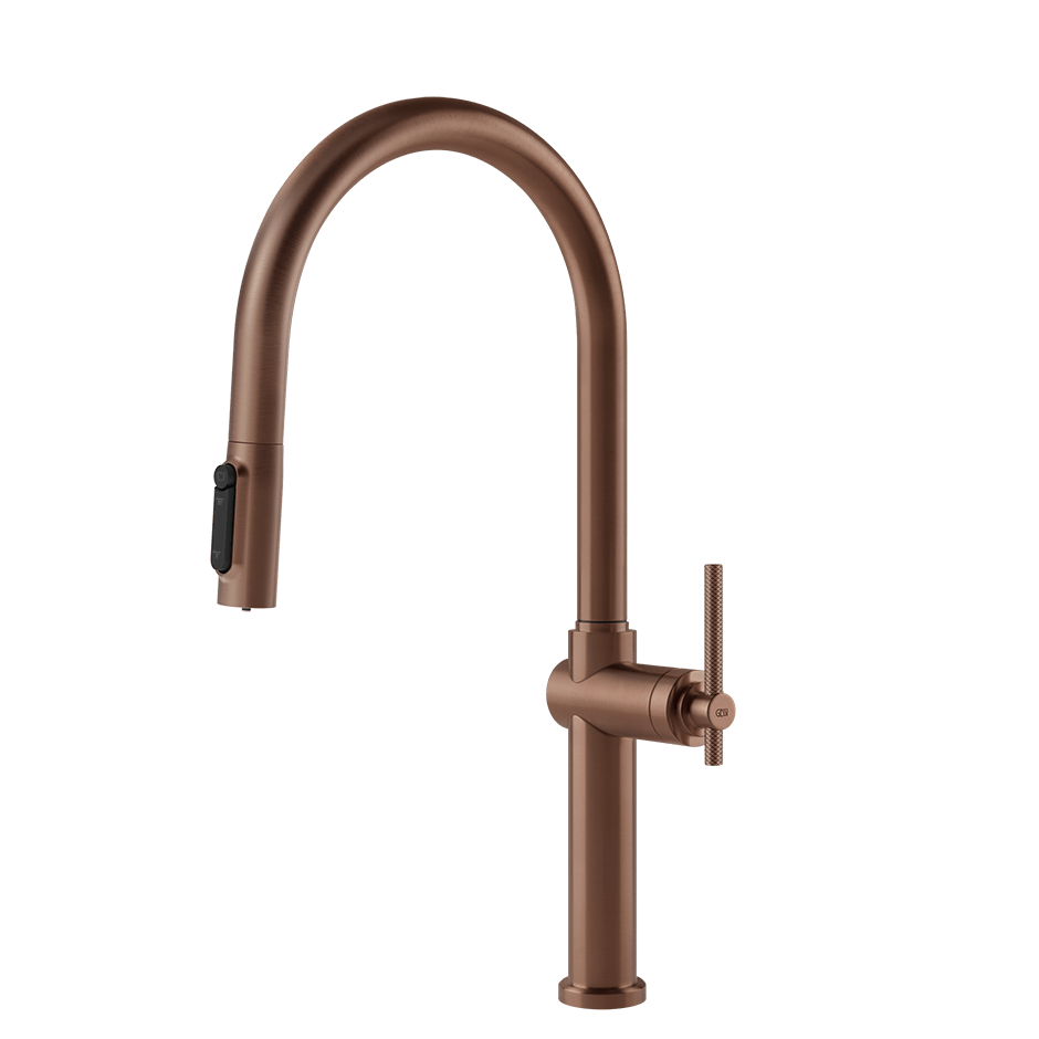 Gessi Sink Mixer 60872 in Copper Brushed Pvd