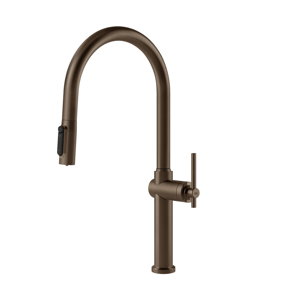 Gessi Sink Mixer 60872 in Coffee Bronze Brushed Pvd
