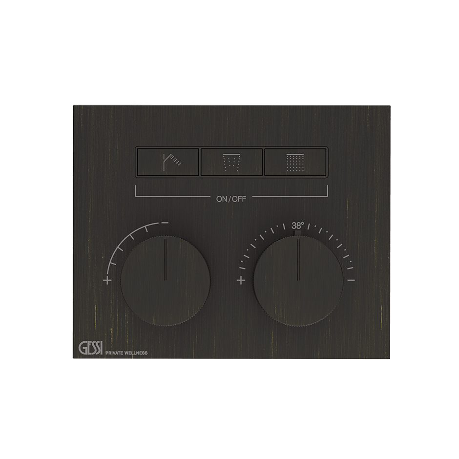 Gessi Shower Mixer 63006 in Aged Bronze