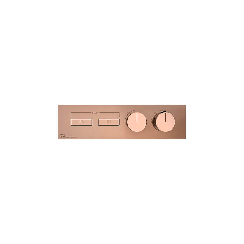 Gessi Shower Mixer 63012 in Copper Pvd