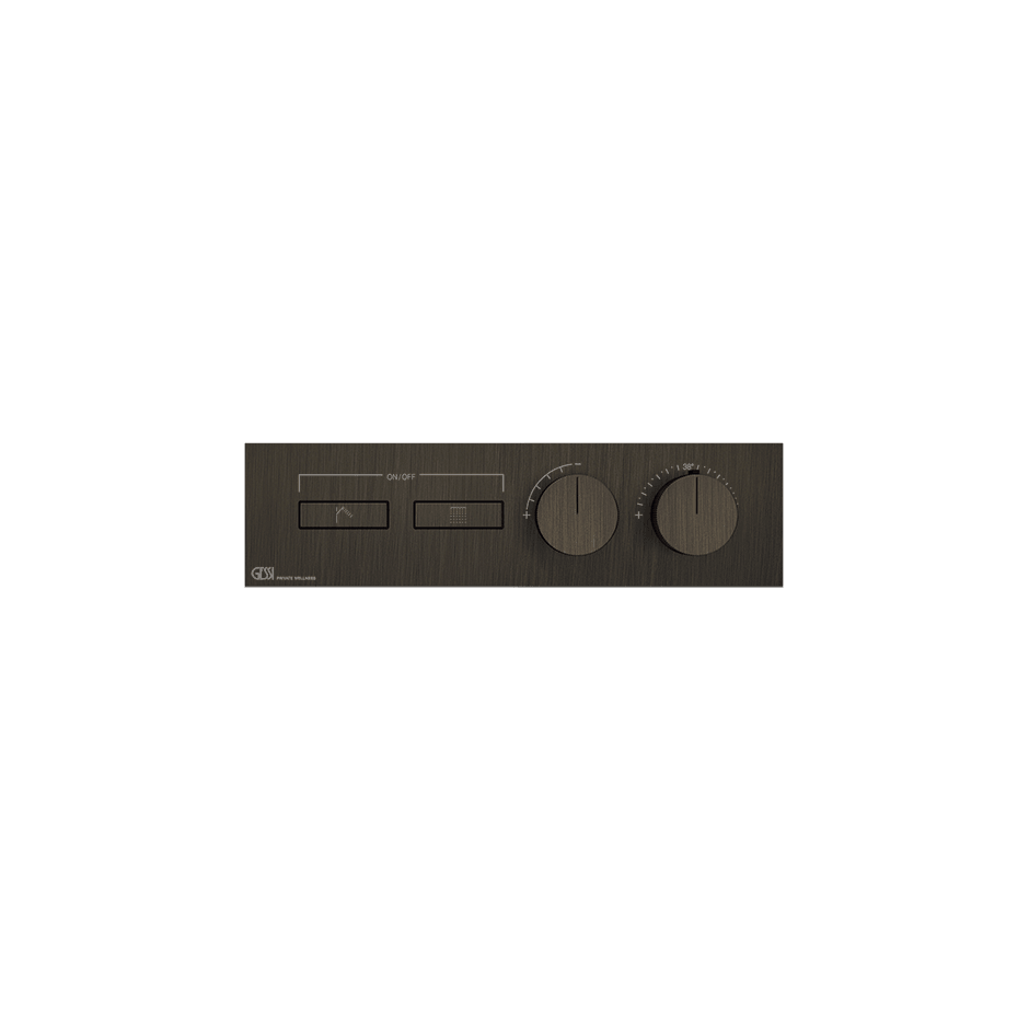 Gessi Shower Mixer 63012 in Aged Bronze