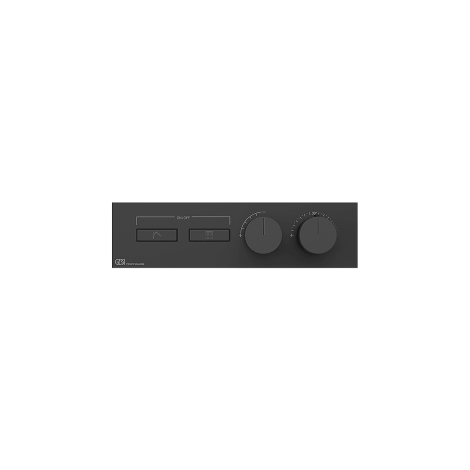 Gessi Shower Mixer 63012 in Matte Black