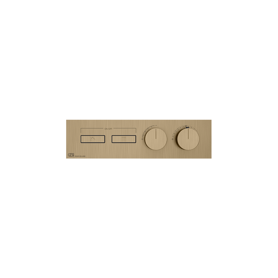 Gessi Shower Mixer 63012 in Warm Bronze Br. Pvd