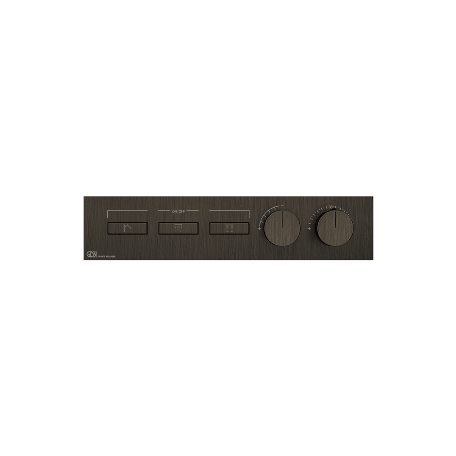 Gessi Shower Mixer 63014 in Aged Bronze