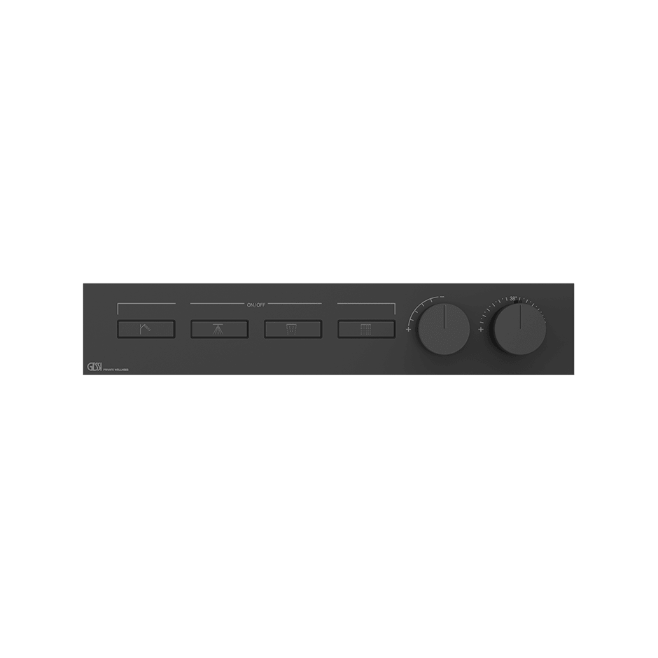 Gessi Shower Mixer 63016 in Matte Black